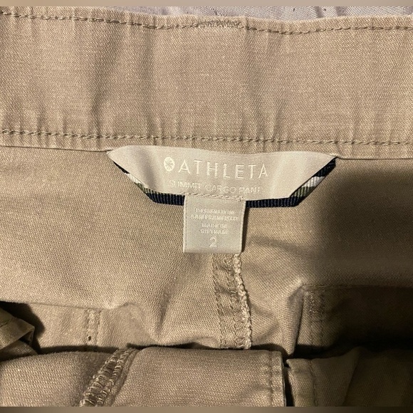ATHLETA Summit Cargo Pant Desert Beige Size 2 - Picture 7 of 8